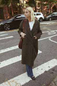 Eden Double-Breasted Over Coat