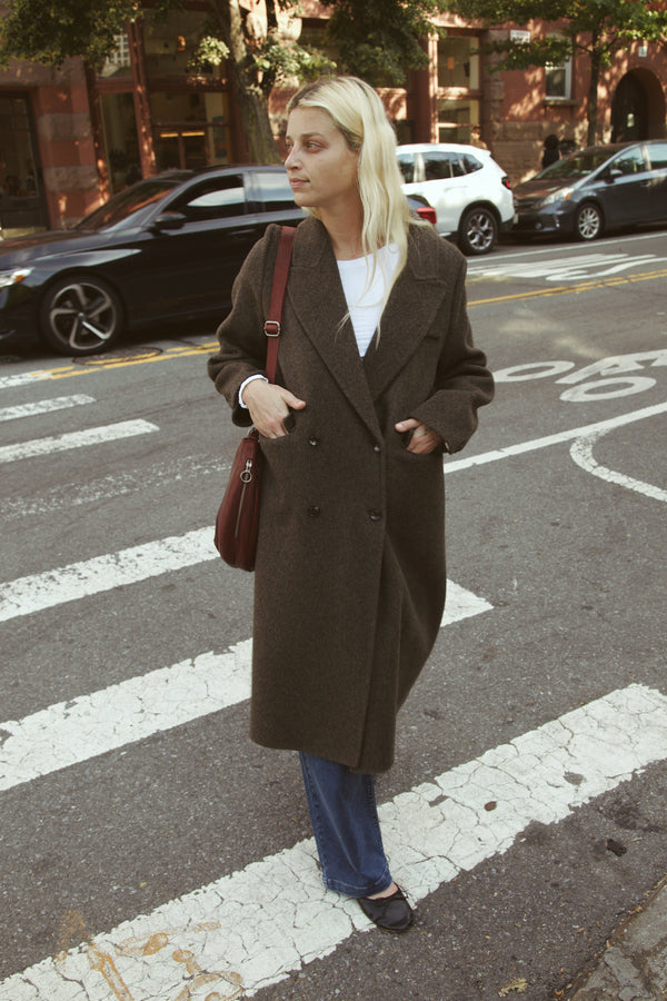 Eden Double-Breasted Over Coat
