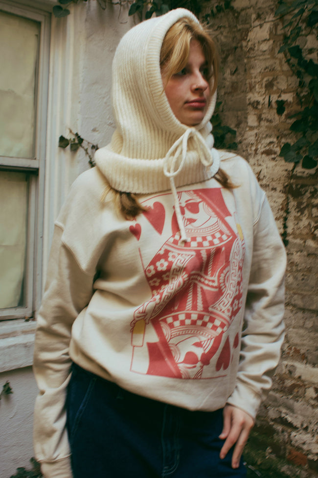 Queen of Hearts and Champagne Sweatshirt