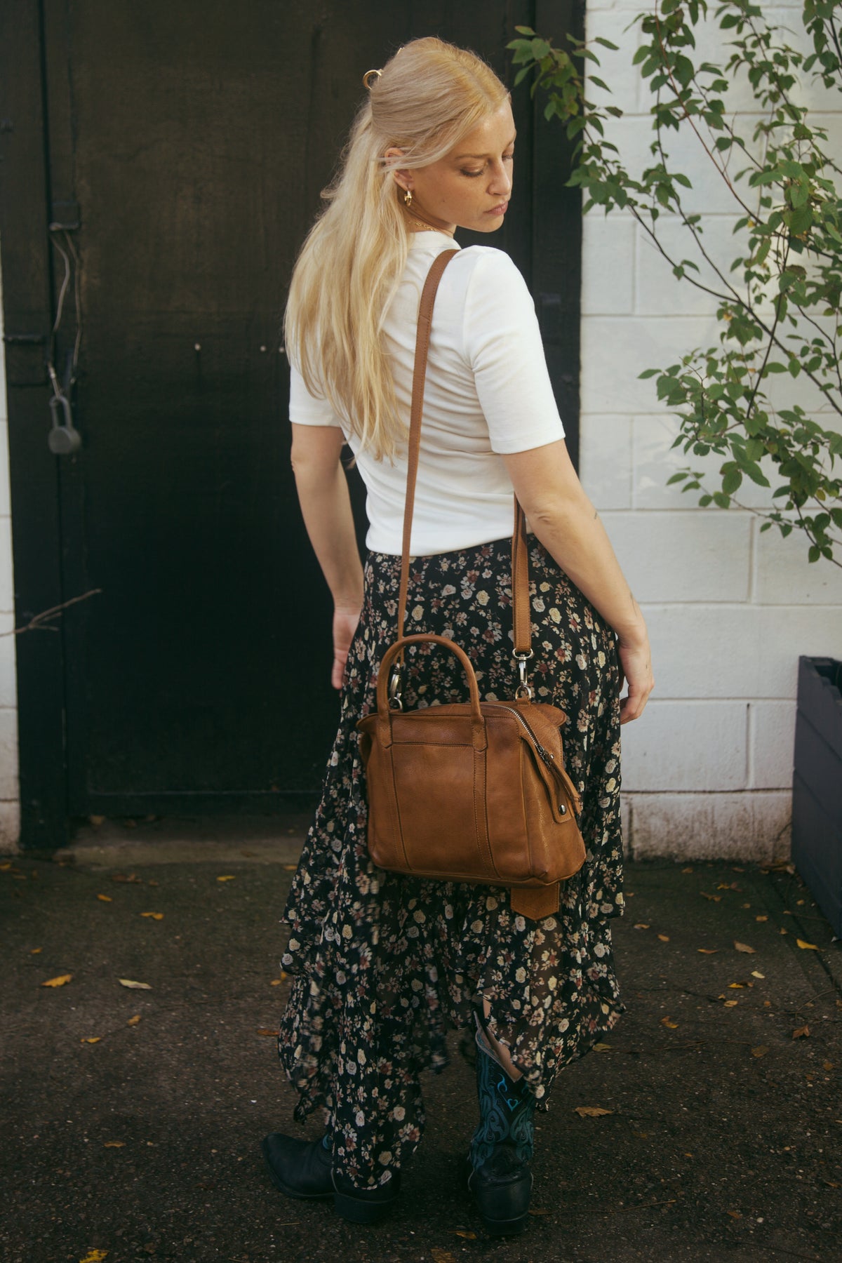 James Genuine Leather Crossbody