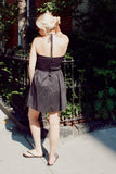 Polka Dot Halter Mini Dress