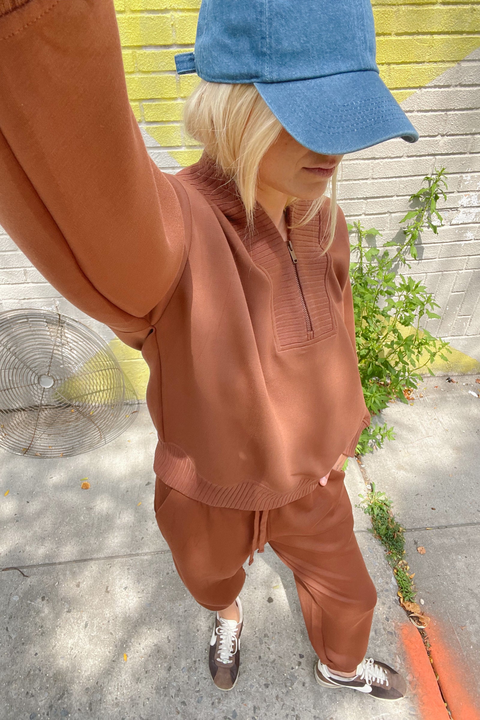 Luxe Rib Trim V-Neck Pullover