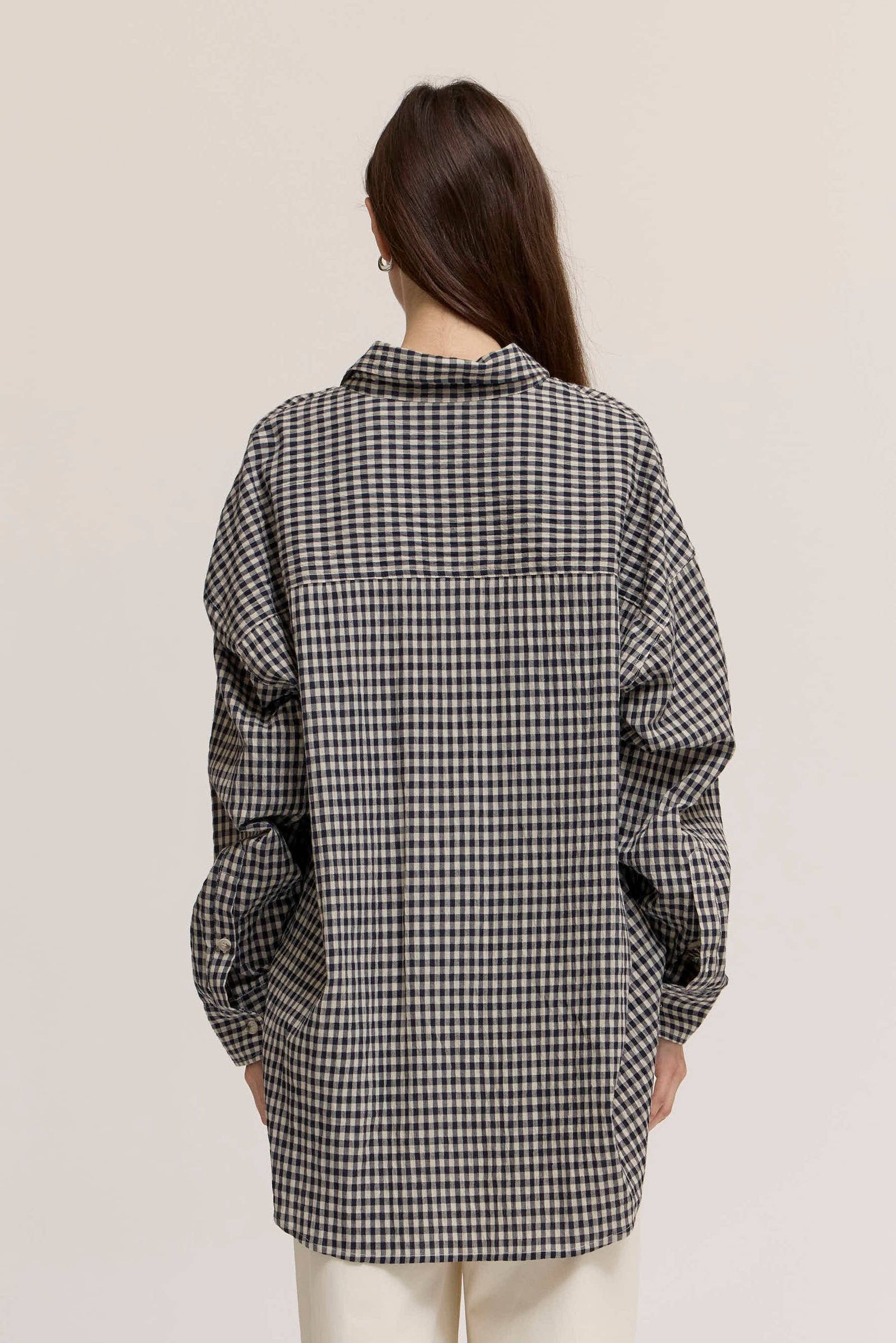 Oversized Gingham Shirt