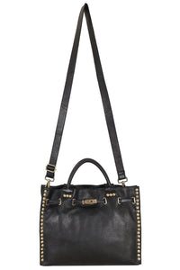 Mare Studded Leather Bag