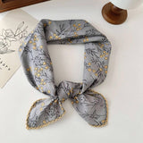 Picot Trim Bandana Scarf