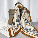 Printed Satin Scarf