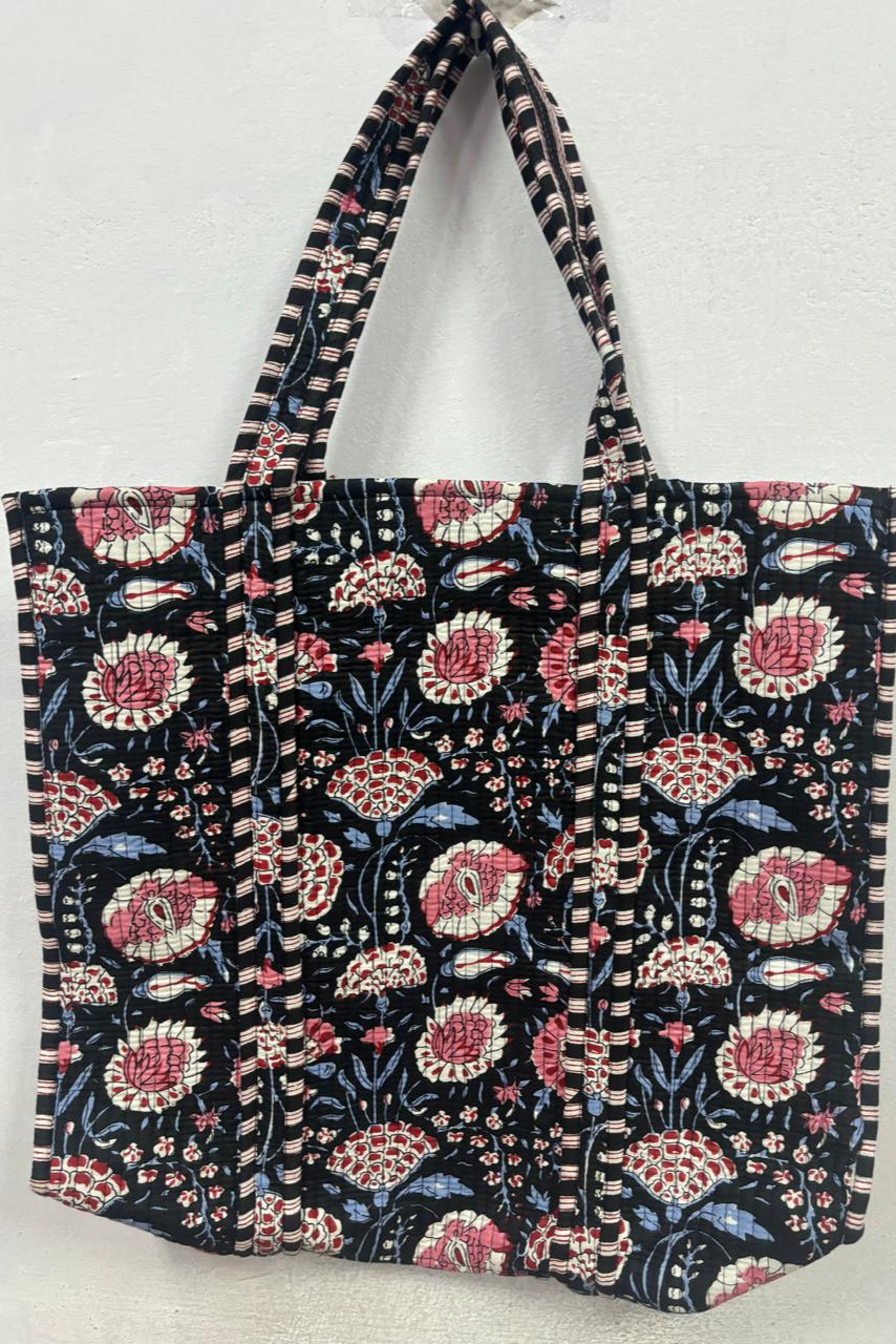 Quilted Beach Tote