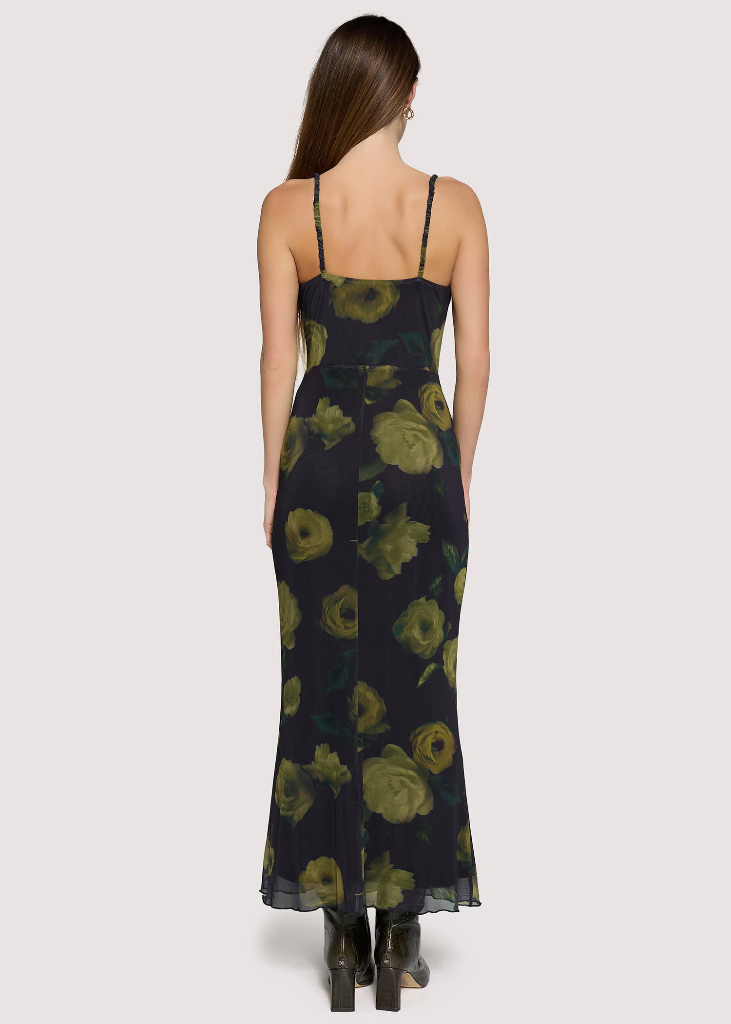 Nocturnal Blooms Maxi Dress