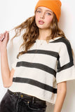 Striped Sweater Tee