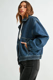Denim Bomber Jacket