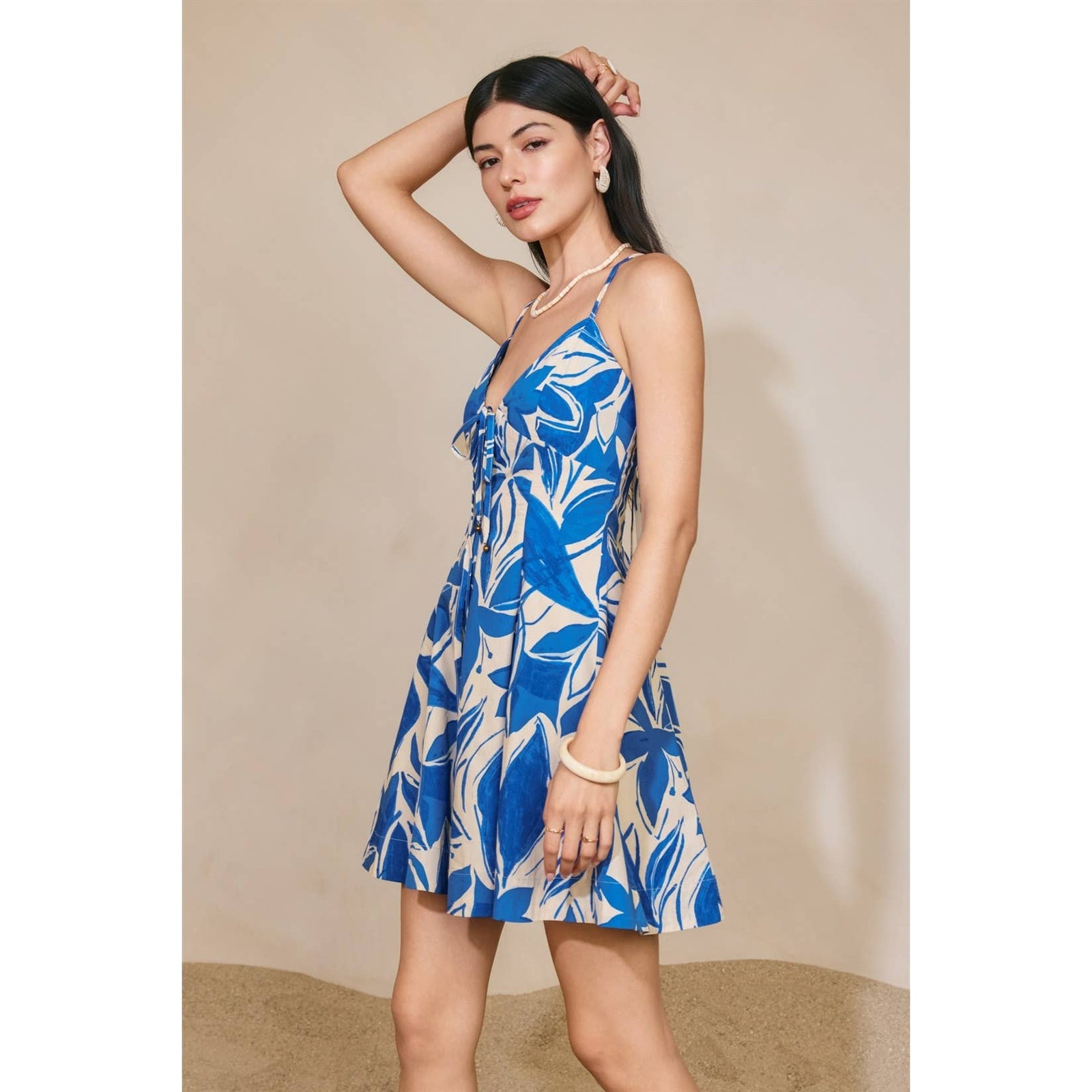 Mykonos Cross Back Mini Dress