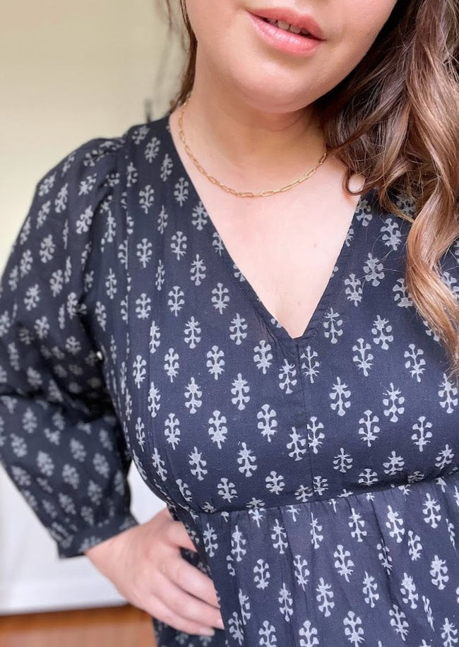 Kelly Boho Dress in Black Boota