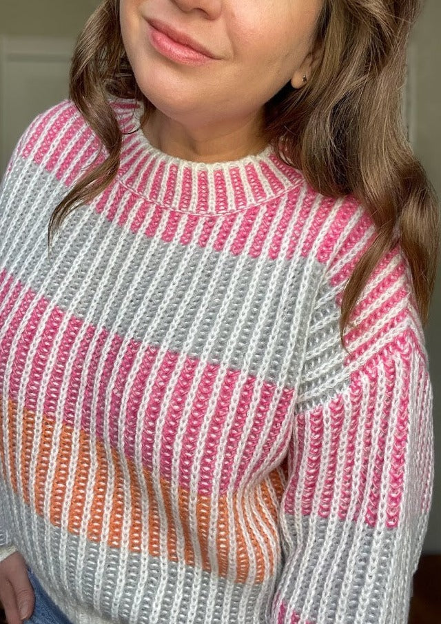 Bright Stripe Sweater