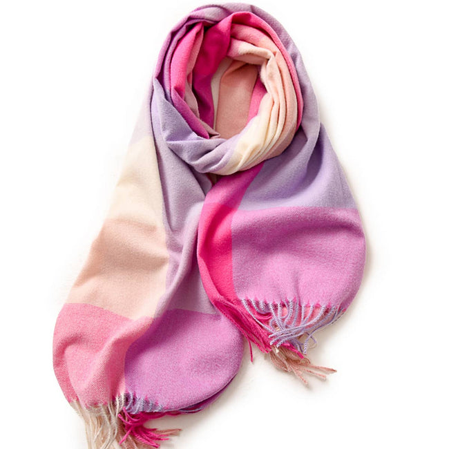 Colorblock Scarf Shawl