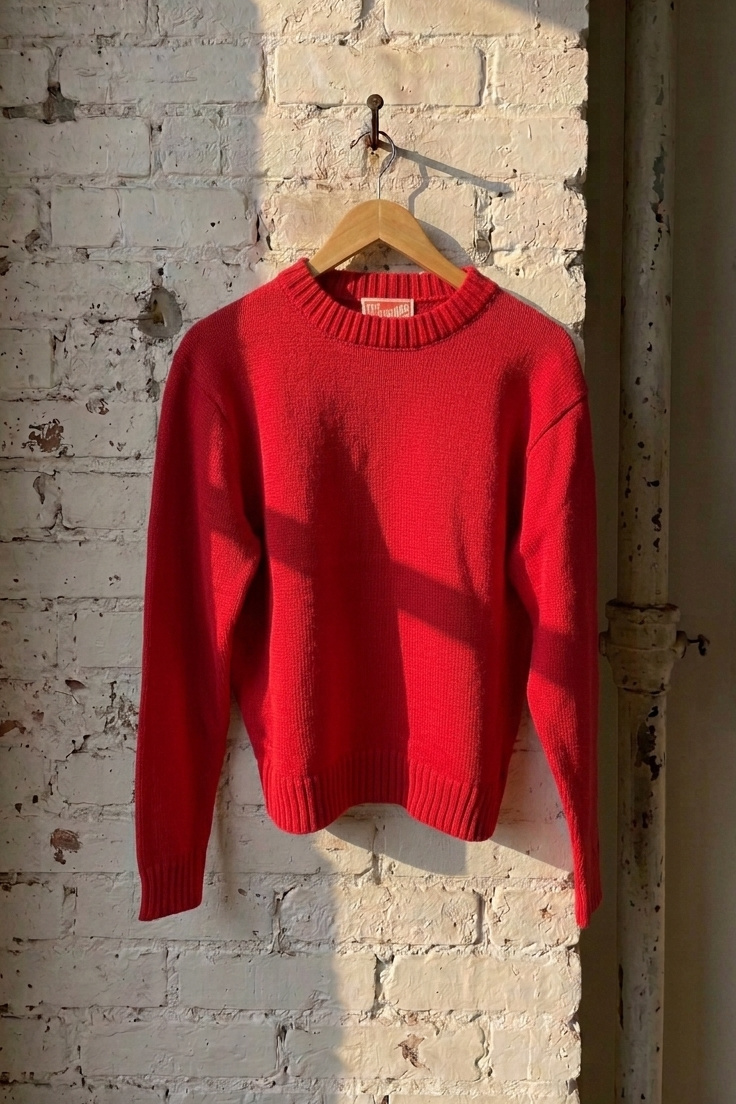 100% Cotton Crew Sweater