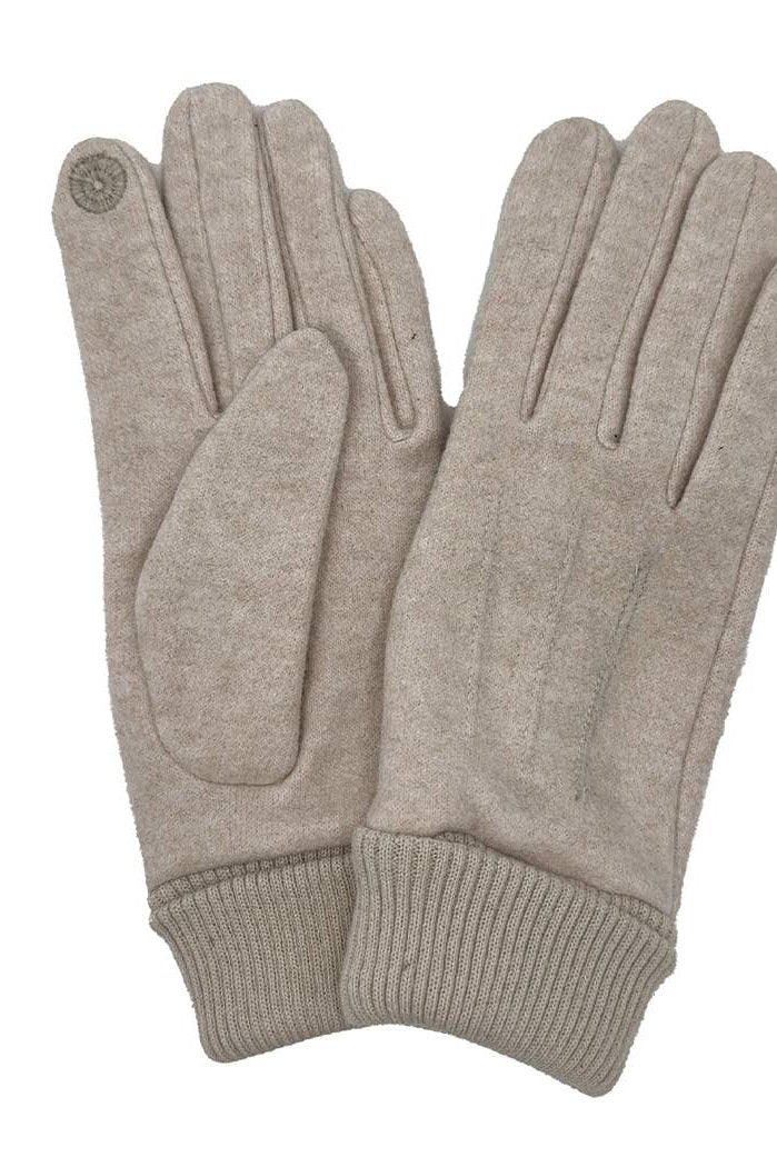 Knit Solid Smart Touch Winter Gloves