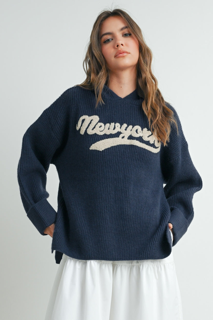 New York Hoodie Sweater