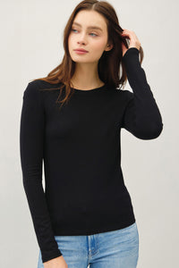 Long Sleeve Round Neck Tee