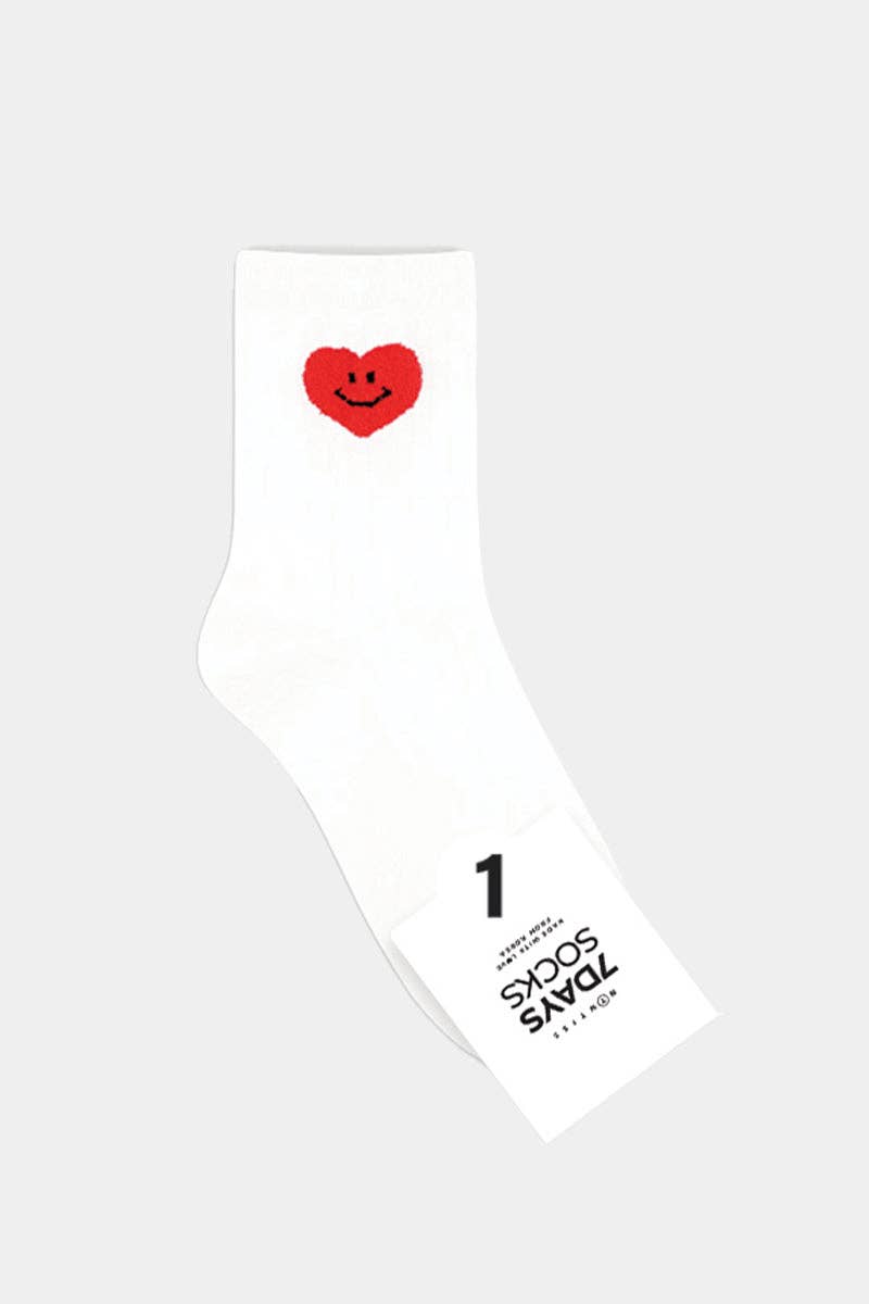 Crew Heart Socks