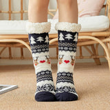 Intarsia Slipper Socks