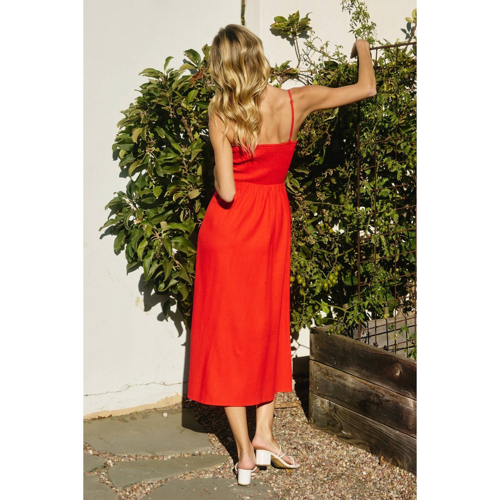 Sweetheart Corset Midi Dress