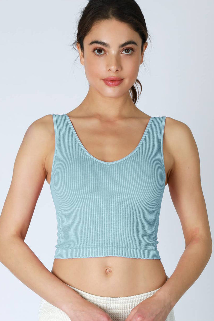 Reversible Crop Top Tank