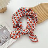 Picot Trim Bandana Scarf