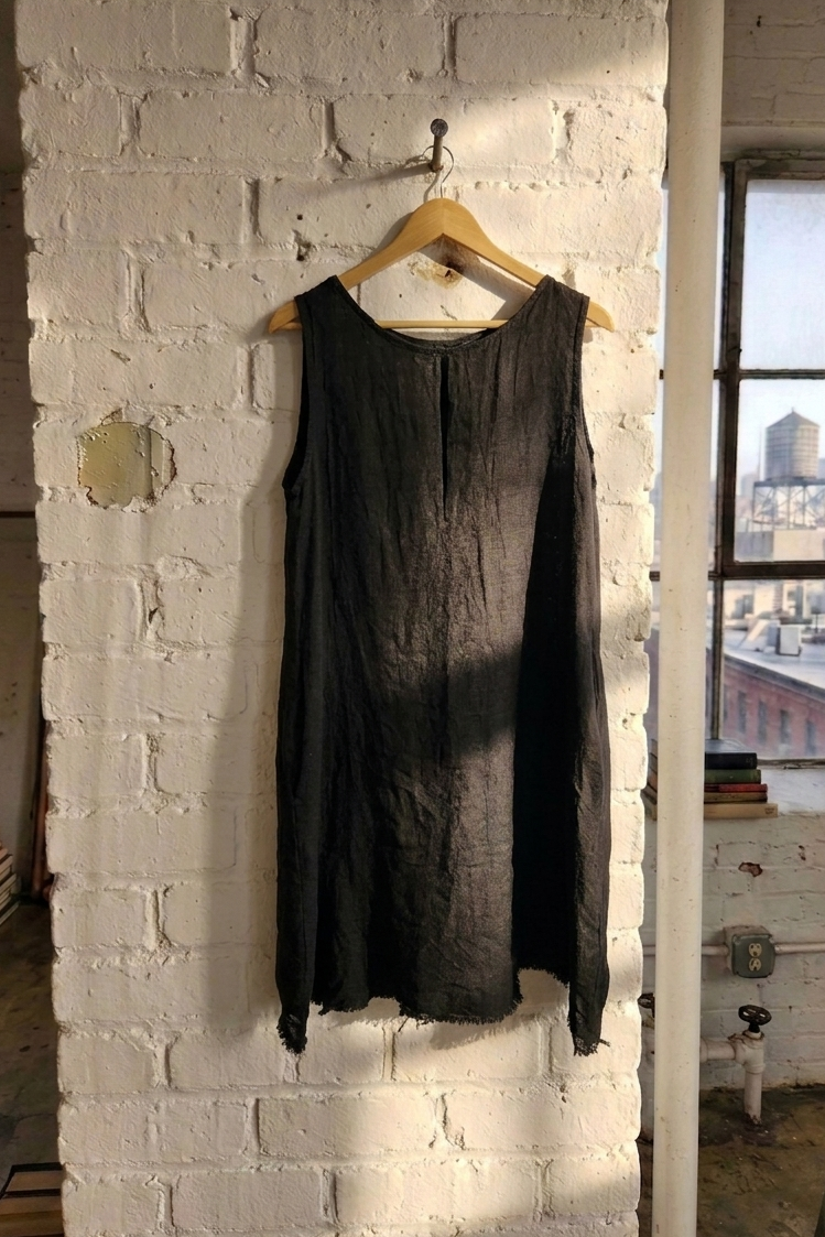 100% Linen Shift Dress