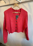 Cropped Essential Cardigan