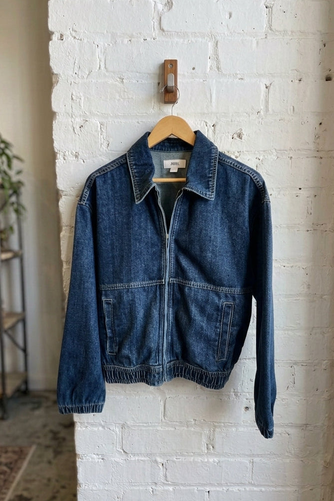 Denim Bomber Jacket
