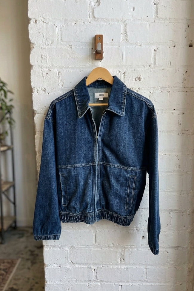 Denim Bomber Jacket