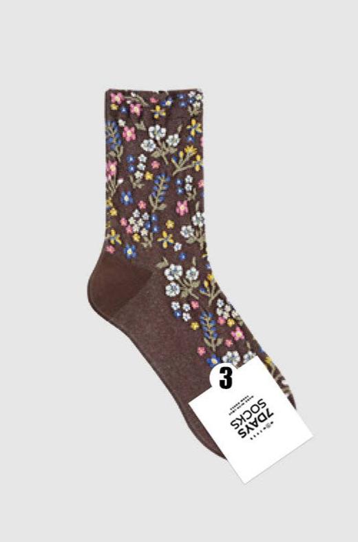 Crew Harga Garden Flower Socks