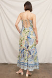 Tropic Bird Halter Maxi Dress