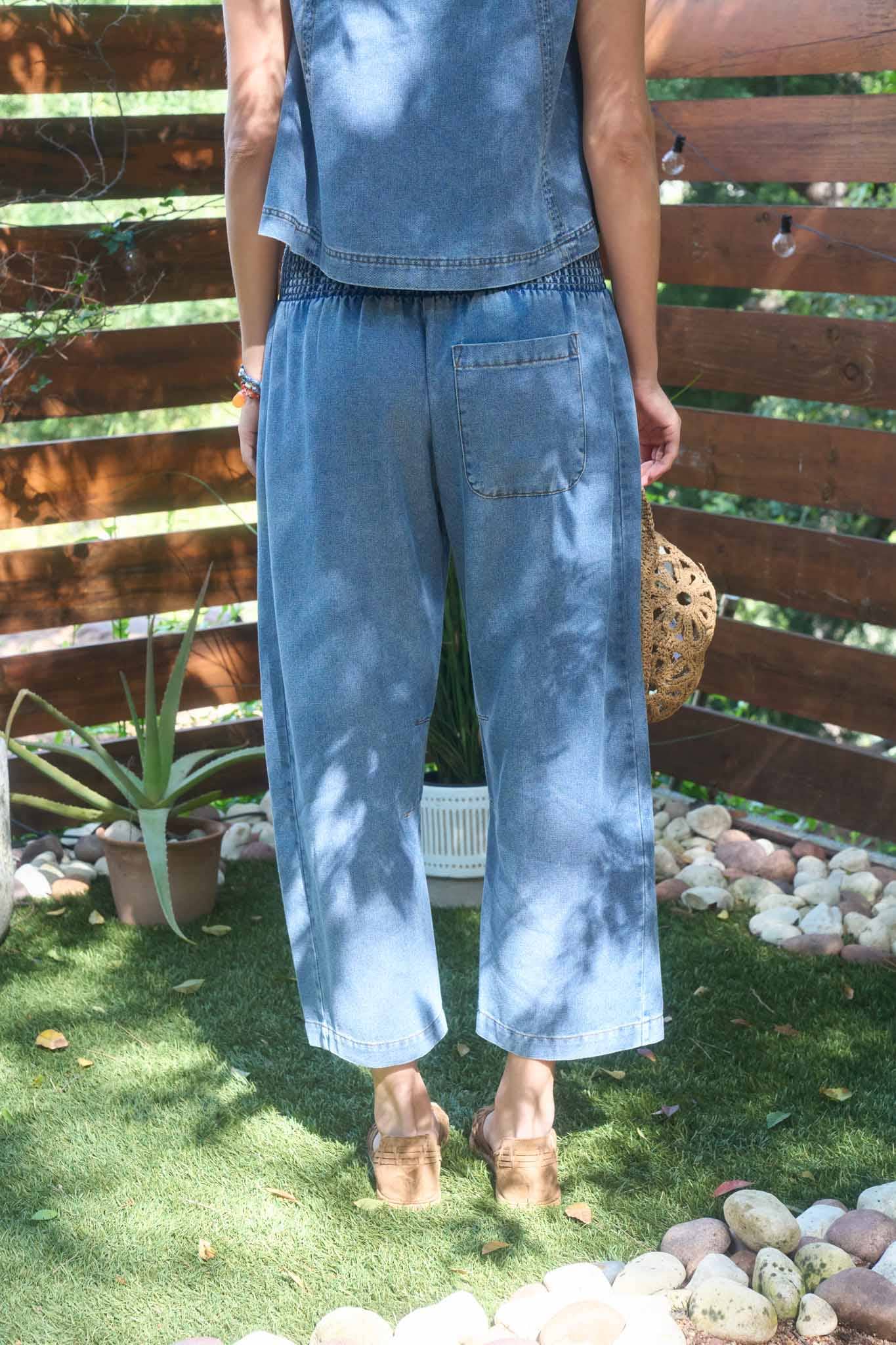 Easy Denim Pants