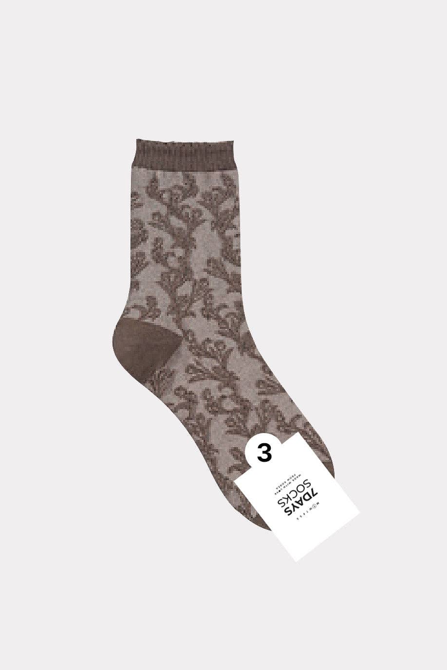 Crew Garden Flower Socks