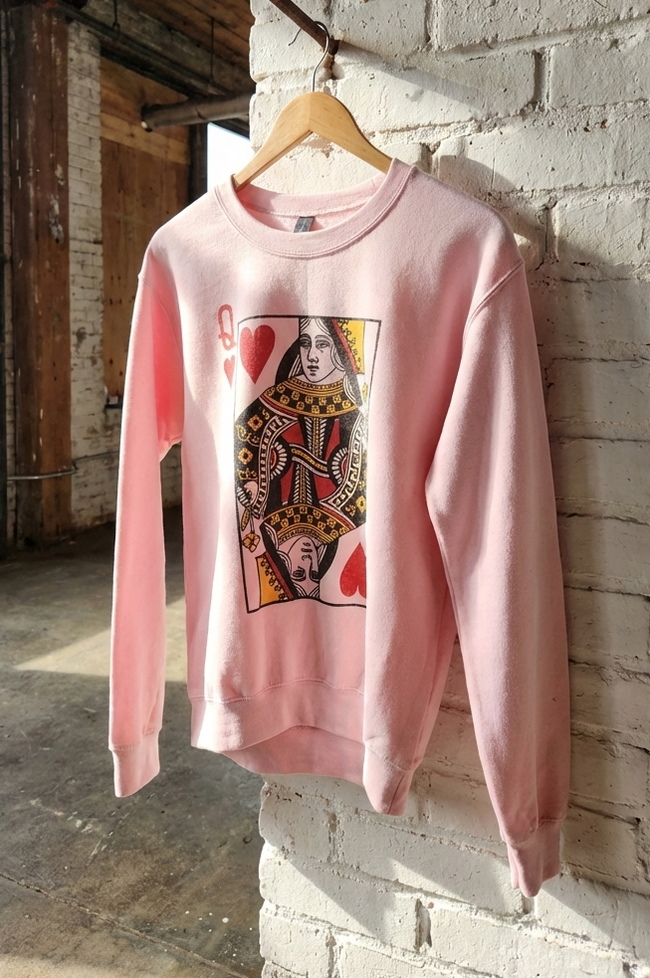 Queen of Hearts Graphic Sweatshirt
