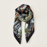 Printed Satin Scarf