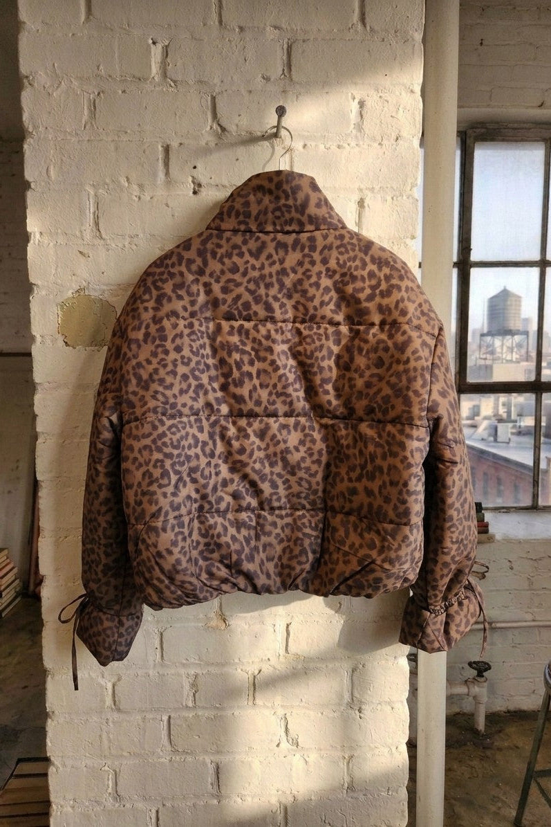 Leopard Puffer Jacket