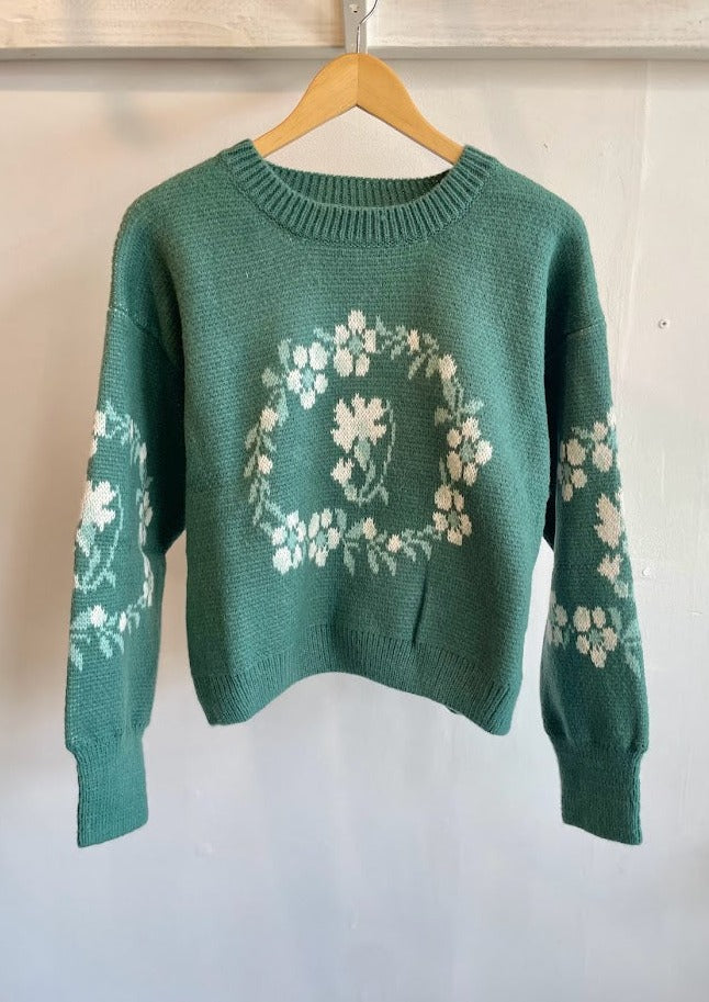 Flower Crown Sweater
