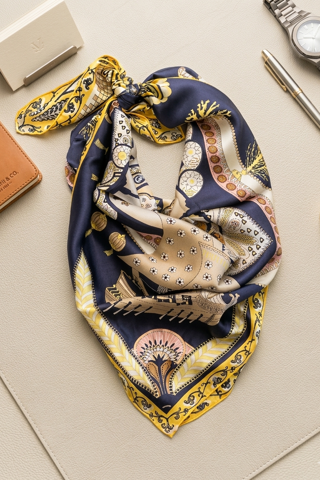 Square Silk Scarf Large