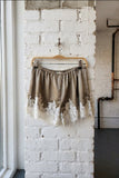 Satin Lace Shorts