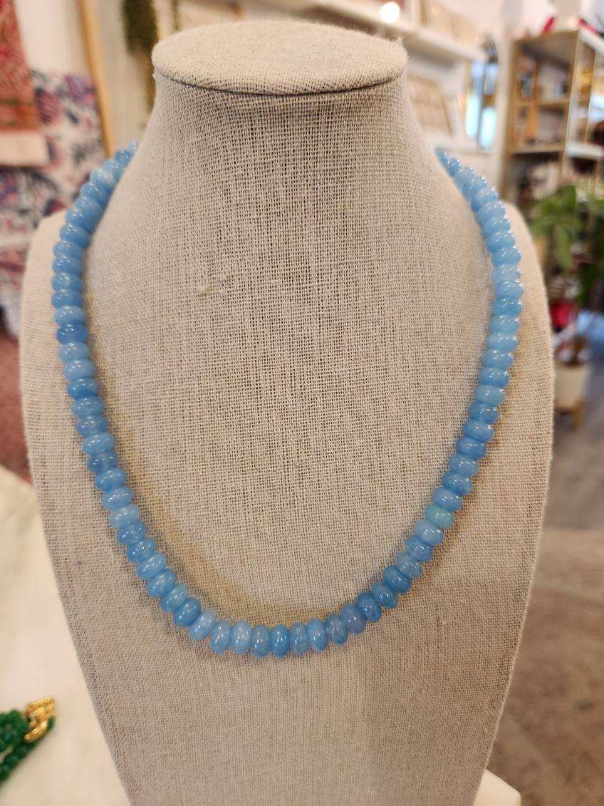 Natural Stone Beaded Necklace