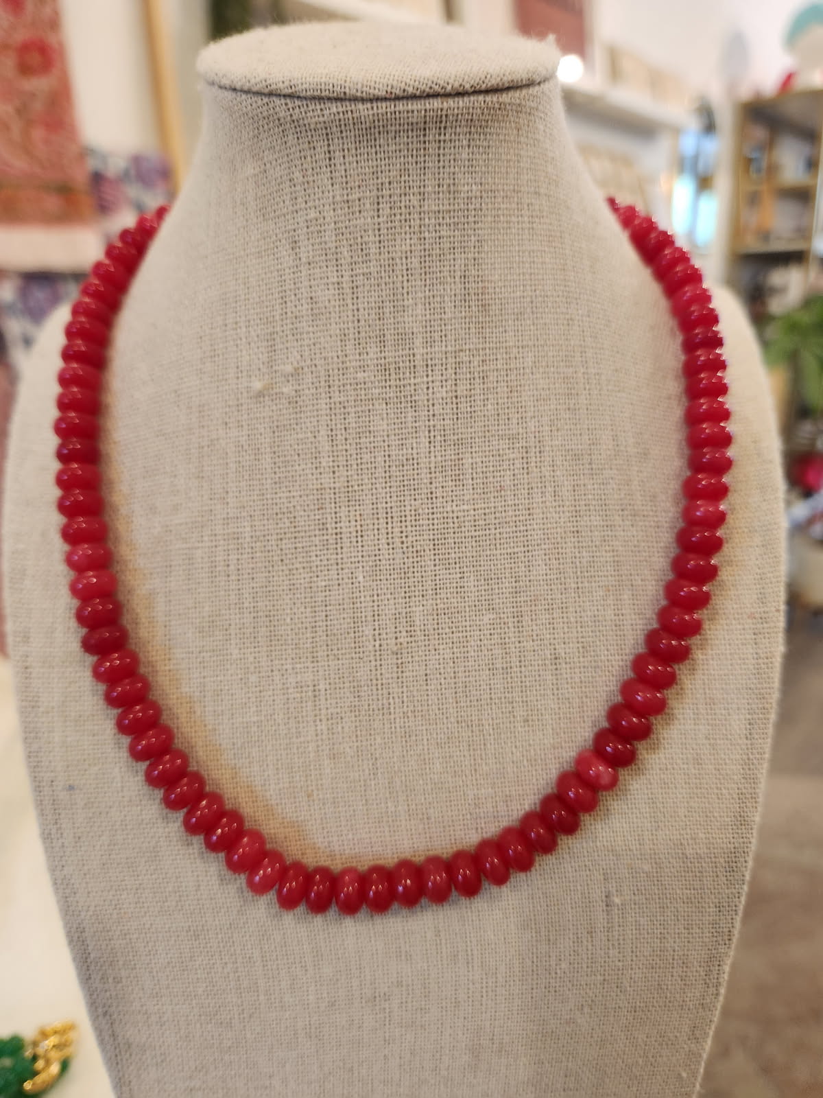 Natural Stone Beaded Necklace