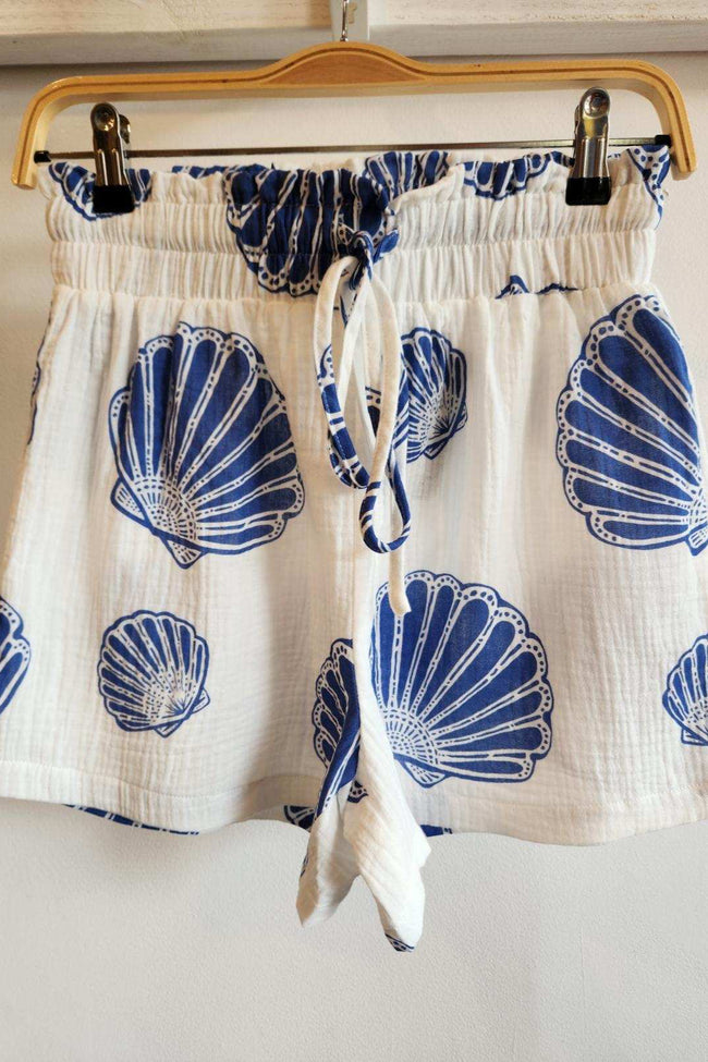 Shell Print Shorts