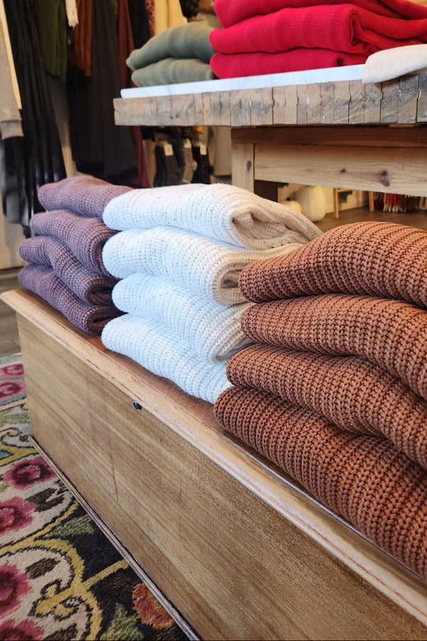 100% Cotton Chunky Sweater