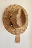 Packable Textured Panama Sun Hat