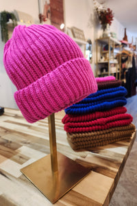 Ribbed Beanie Hat