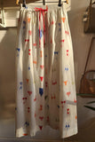 Bikini Print Maxi Skirt