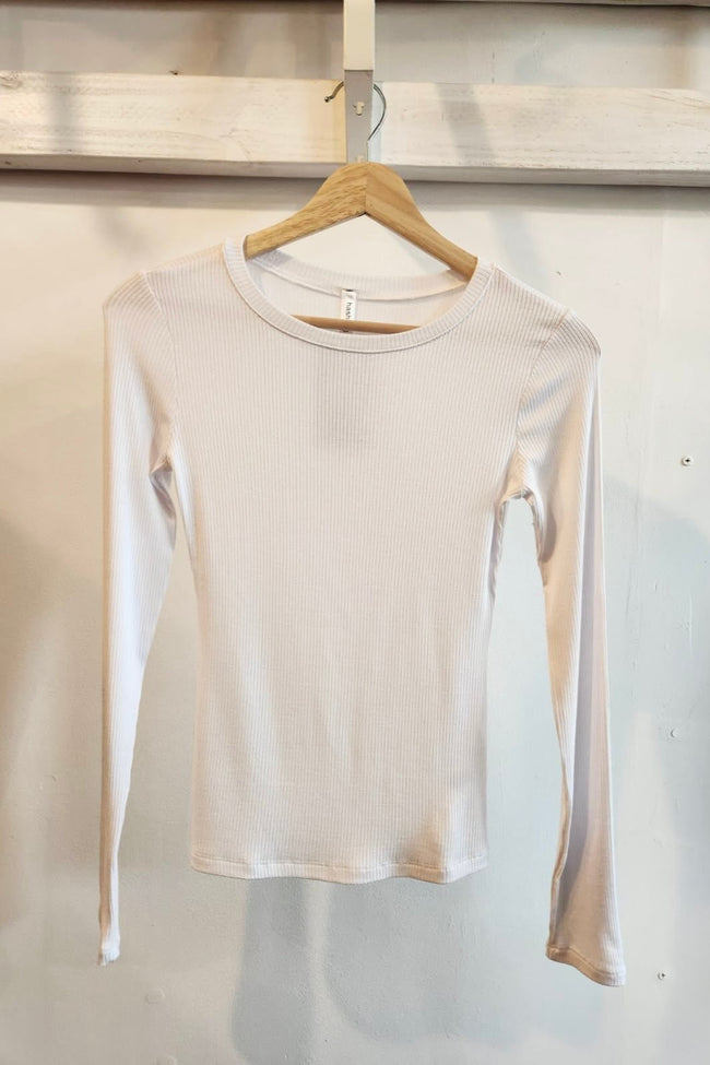 Luxe Long Sleeve Rib Tee
