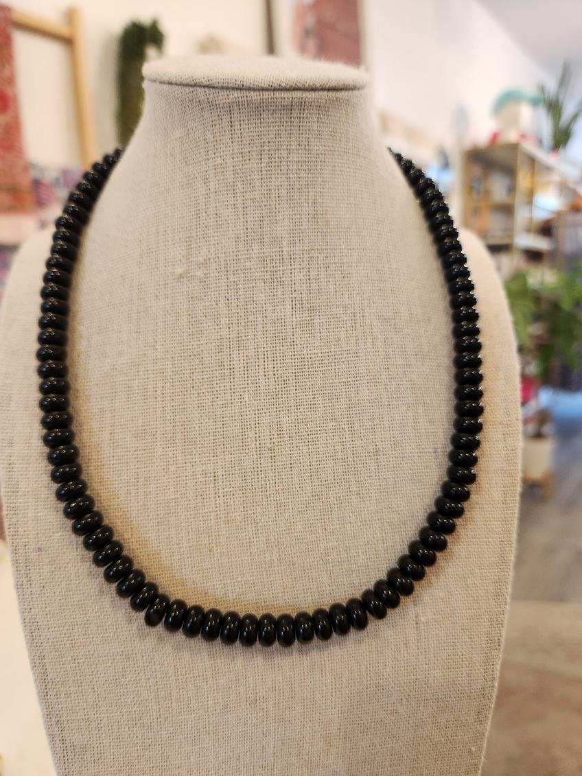 Natural Stone Beaded Necklace